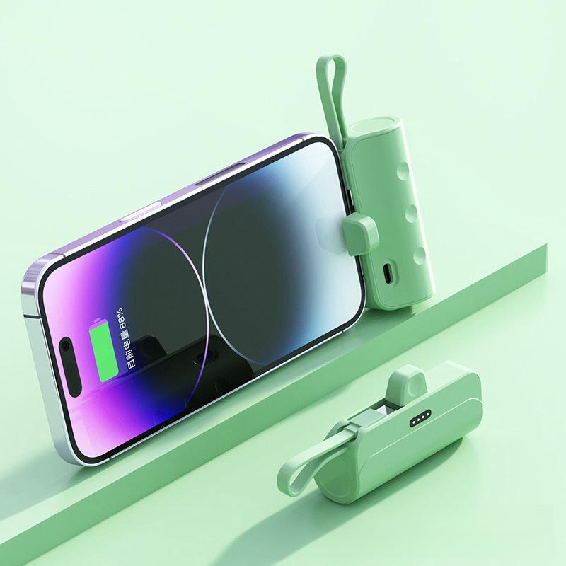 logo印刷5000毫安培便攜口袋膠囊無線行動電源 PB-0001 