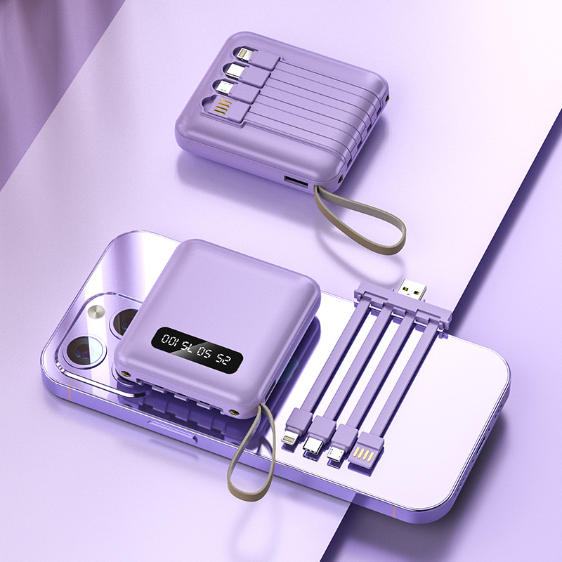 定制印刷帶線尿袋20000毫安培無線行動電源 PB-0003 