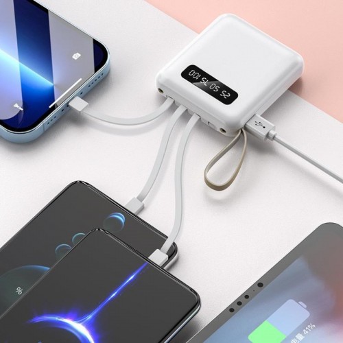 定制印刷帶線尿袋20000毫安培無線行動電源 PB-0003