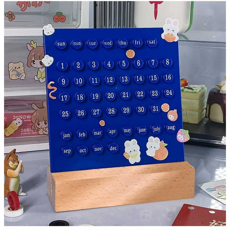 圓環萬年曆亞克力日曆 RL-0008 