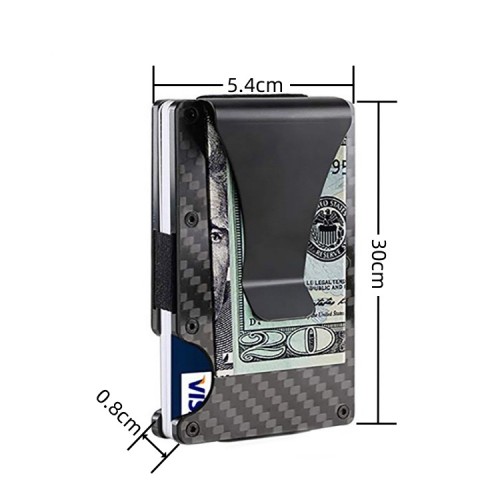 碳纤维防消磁防盗刷信用卡盒 KPT-0002