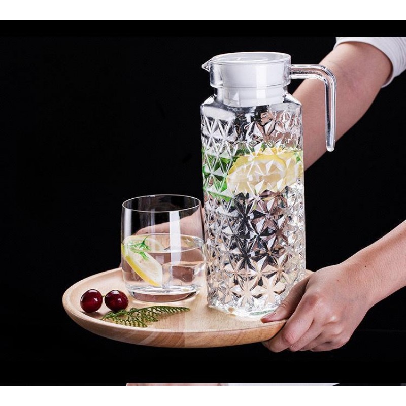 亚克力条纹壶塑料冷水壶 SH-0005 